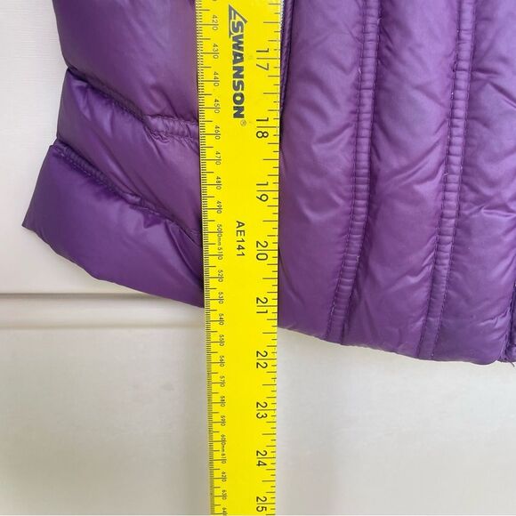 Laundry by Shelli Segal Purple Quilted Puffer Jacket Down Feather Filled Small - Picture 9 of 11